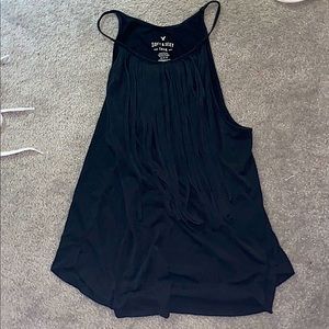 American eagle tank top with fringe